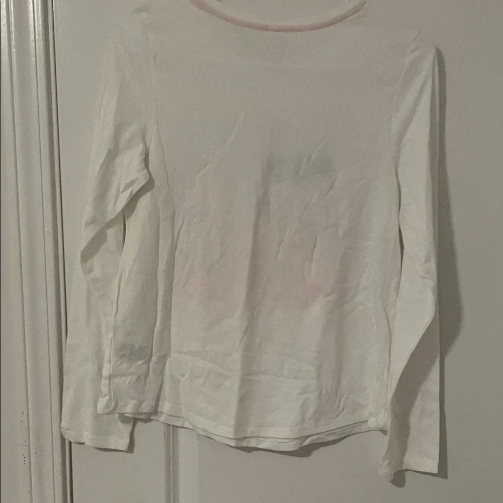 Wonder Nation White Long Sleeve Cat Shirt